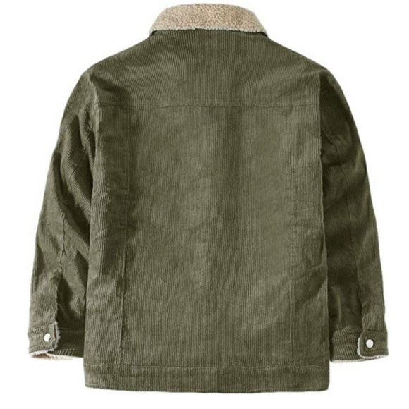 NEW Corduroy Sherps Fleece Lined Jacket